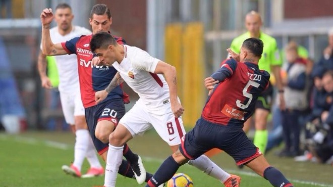 Roma deplasmanda Genoa'ya takıldı!