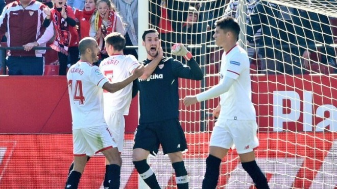 Sevilla'dan Girona'ya tek kurşun!
