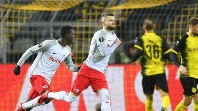 Salzburg'un peri masalı devam ediyor! B. Dortmund'u da elediler...