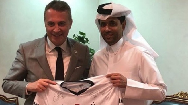 Fikret Orman, PSG başkanı Nasser Al-Khelaifi'yle görüştü