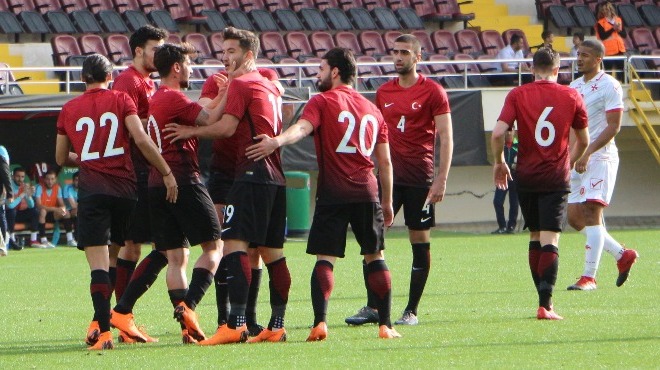 Ümit Milli Takımımız Malta'yı 4 golle geçti