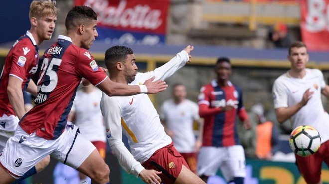 Roma deplasmanda Bologna'ya takıldı
