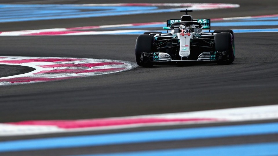 Fransa'da pole pozisyonu Hamilton'ın