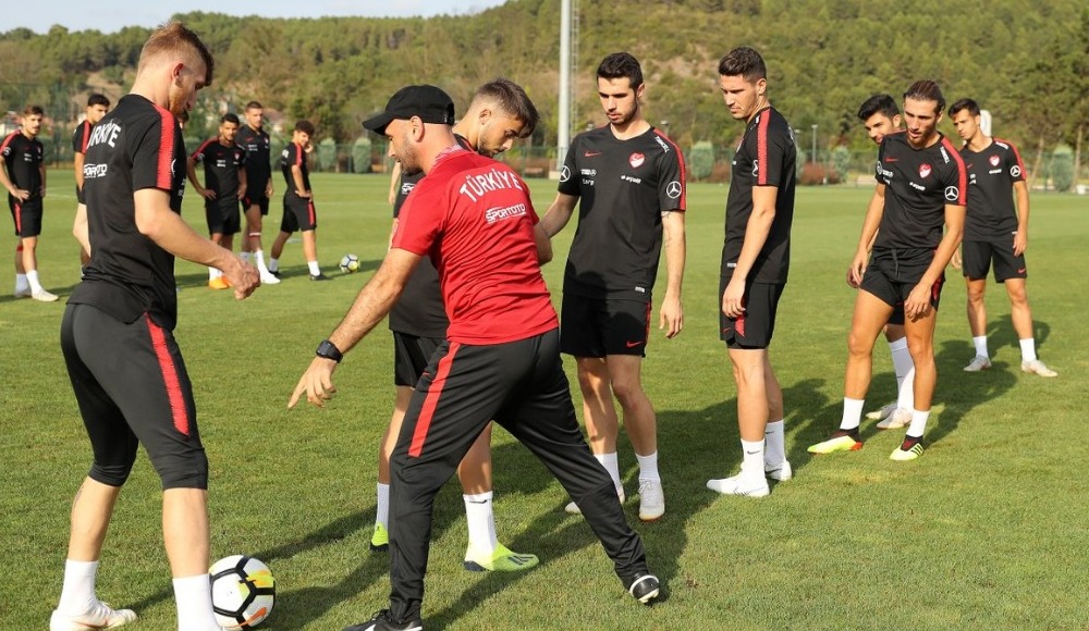 Ümit Milli Futbol Takımı, Andorra maçı hazırlıklarını sürdürdü