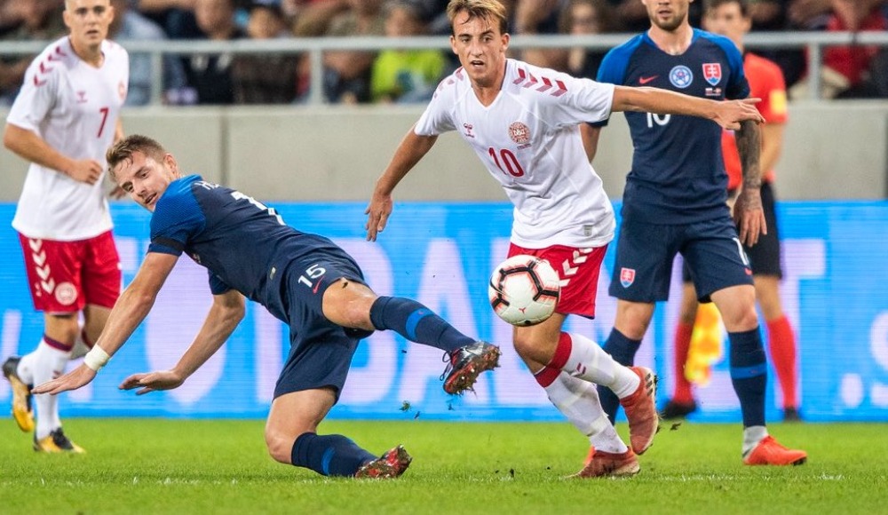 Slovakya hazırlık maçında Danimarka'yı rahat geçti