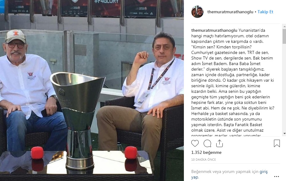 İşte o paylaşım...