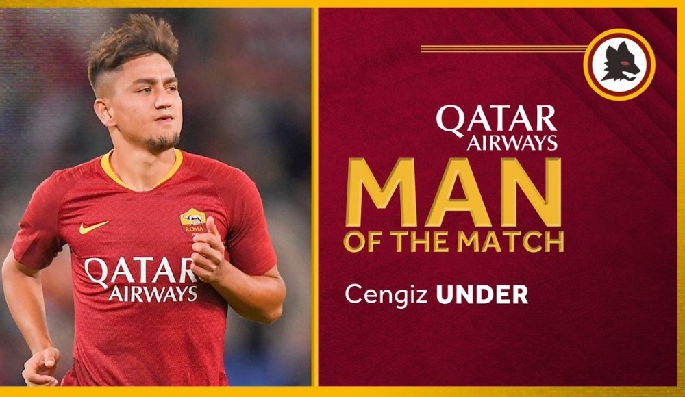 Cengiz Ünder maçın adamı seçildi!