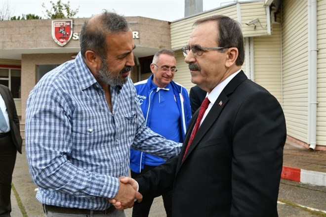 Başkan Zihni Şahin, Samsunspor’u uğurladı