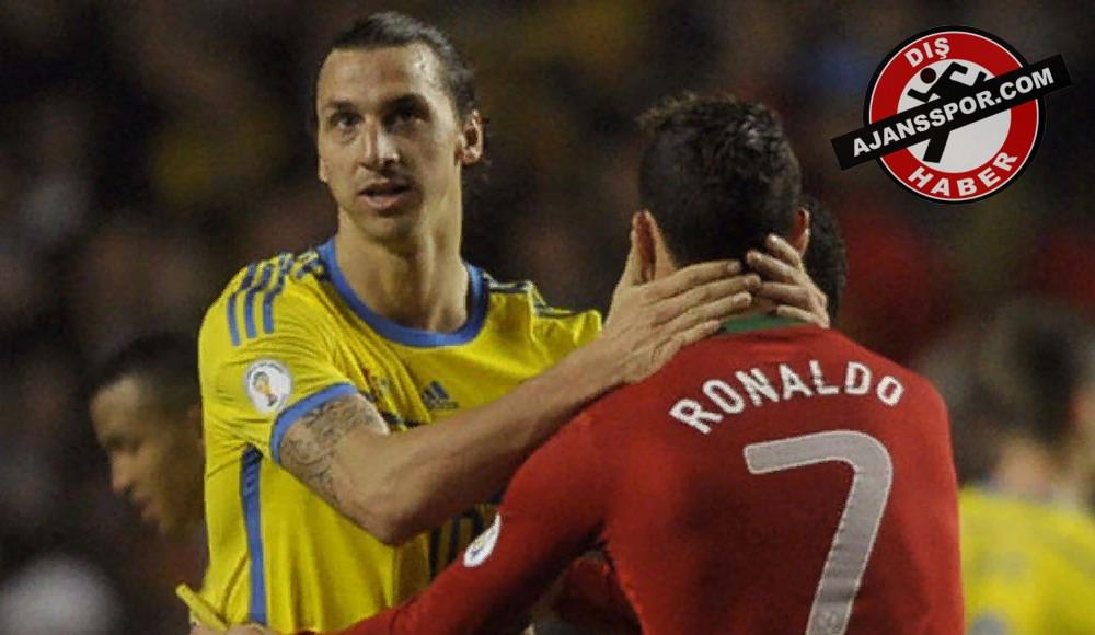 Zlatan Ibrahimovic'ten Ronaldo'ya sert tepki!