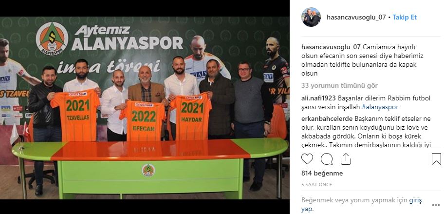 Hasan Çavuşoğlu'nun paylaşımı...