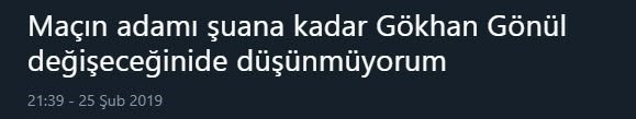 Gökhan Gönül Fenerbahçe'yi yıktı sosyal medya yerinden oynadı!