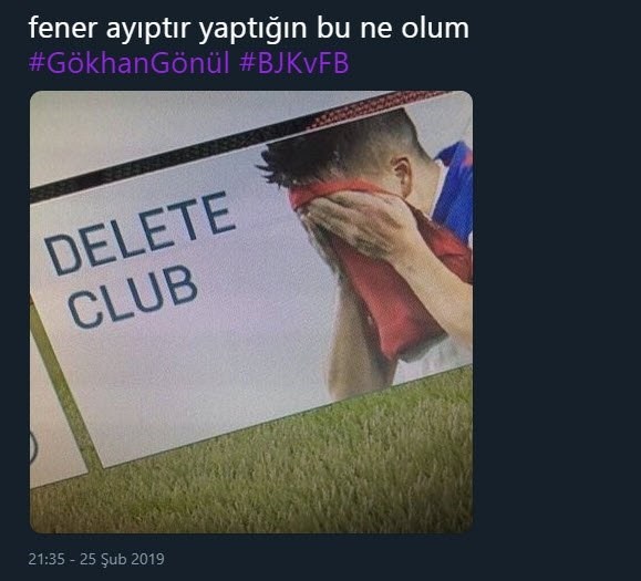Gökhan Gönül Fenerbahçe'yi yıktı sosyal medya yerinden oynadı!