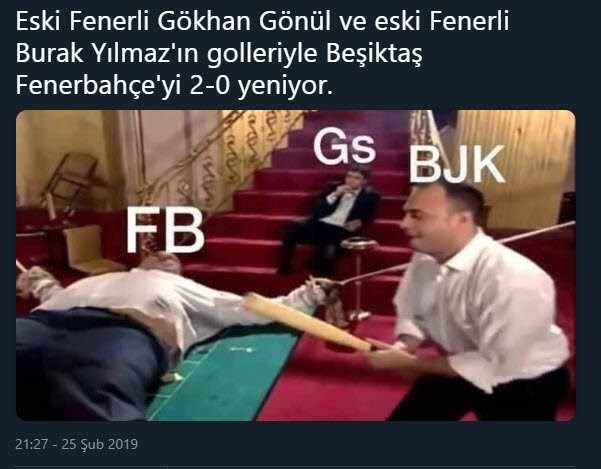 Gökhan Gönül Fenerbahçe'yi yıktı sosyal medya yerinden oynadı!