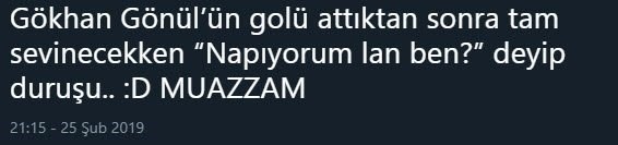 Gökhan Gönül Fenerbahçe'yi yıktı sosyal medya yerinden oynadı!