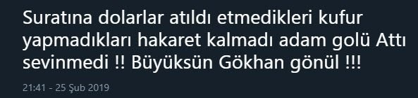 Gökhan Gönül Fenerbahçe'yi yıktı sosyal medya yerinden oynadı!