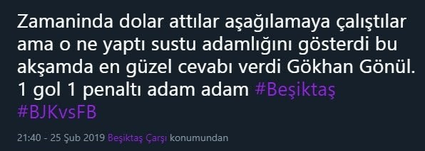 Gökhan Gönül Fenerbahçe'yi yıktı sosyal medya yerinden oynadı!