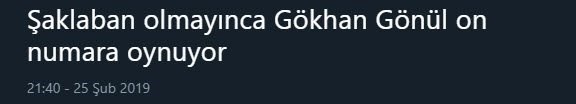 Gökhan Gönül Fenerbahçe'yi yıktı sosyal medya yerinden oynadı!