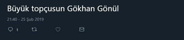 Gökhan Gönül Fenerbahçe'yi yıktı sosyal medya yerinden oynadı!