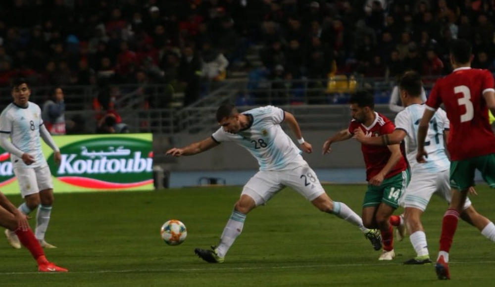Arjantin, hazırlık maçında Fas'ı 1-0 yendi! Belhanda...
